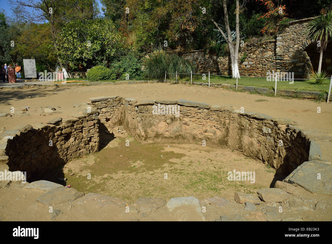 Baptism pools in Ephesus Stock Photo Alamy