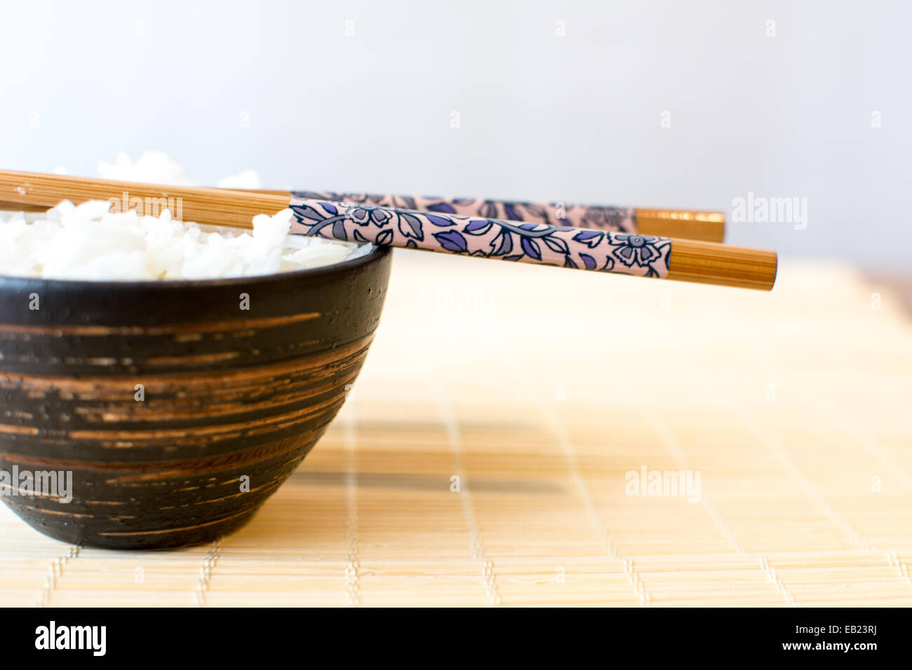 Chopsticks and Rice Stock Photo Alamy
