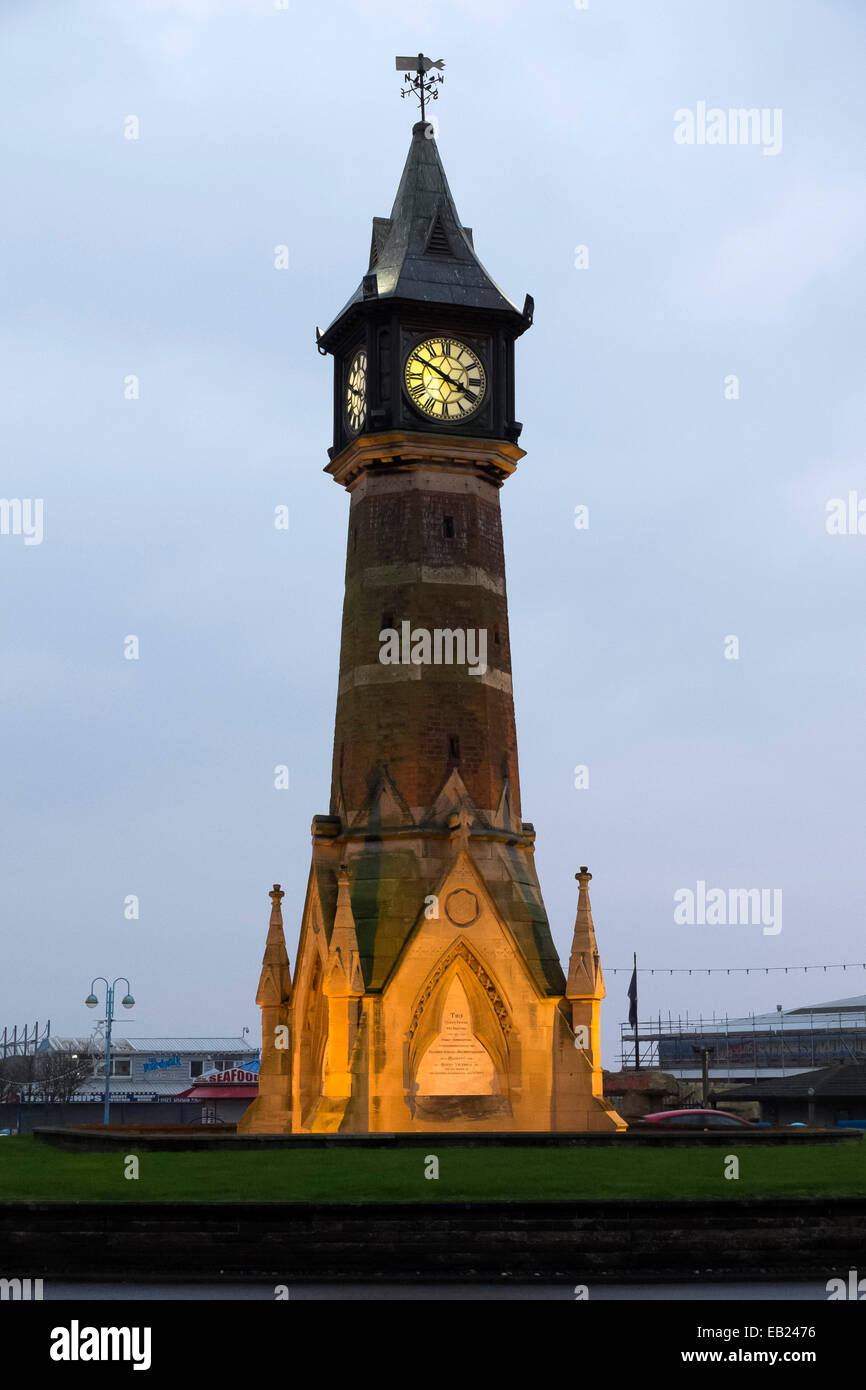 Skegness seaside resort clock tower hires stock photography and images