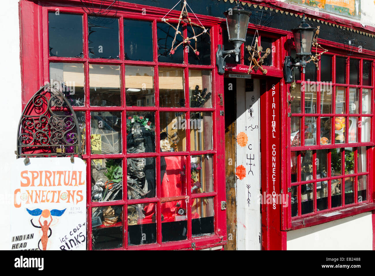 Whitby shop spiritual connections hires stock photography and images