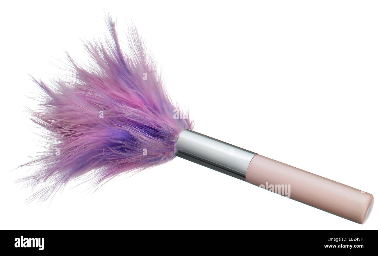 feather makeup brush Stock Photo Alamy