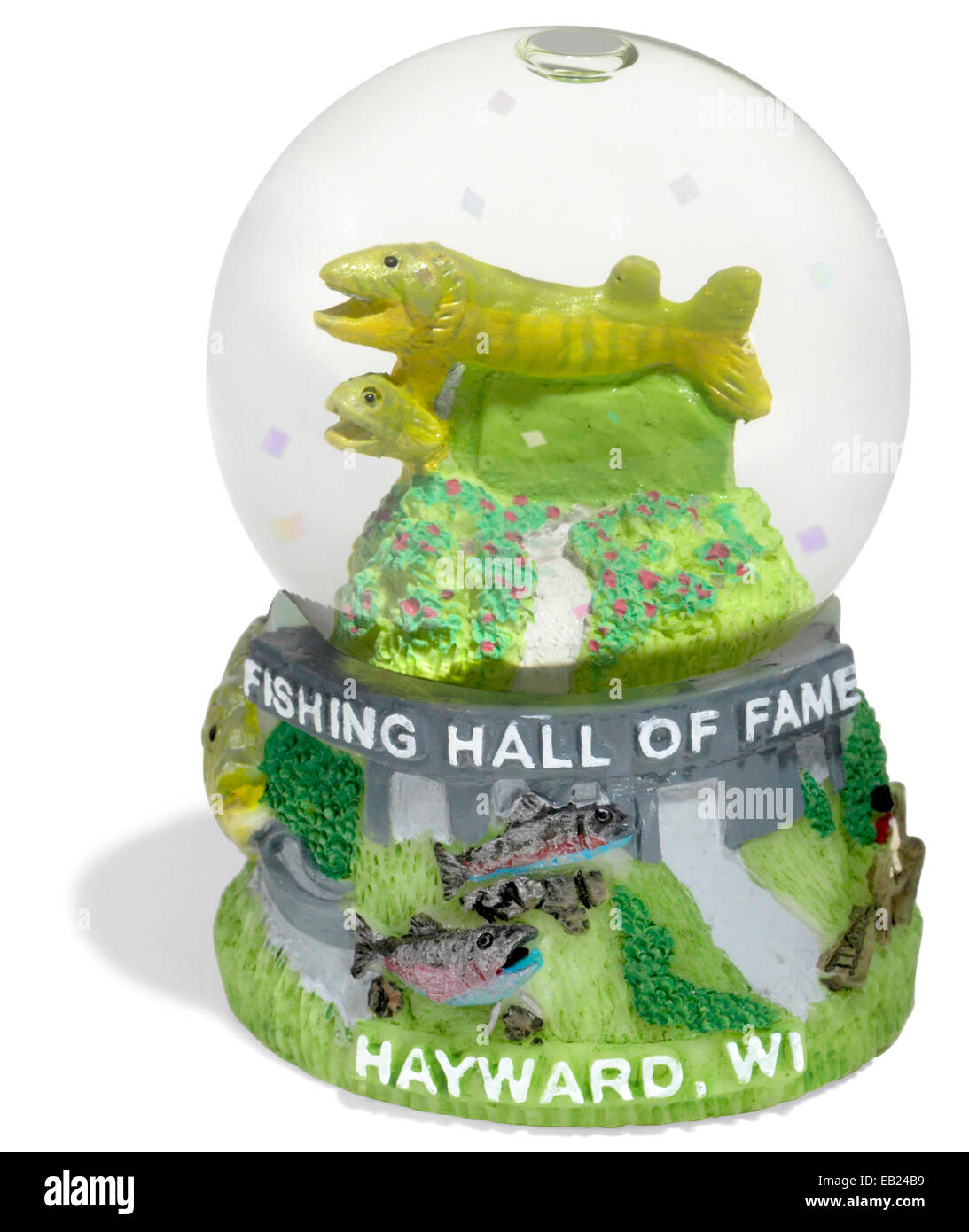 fish snow globe from the fishing hall of fame Stock Photo - Alamy