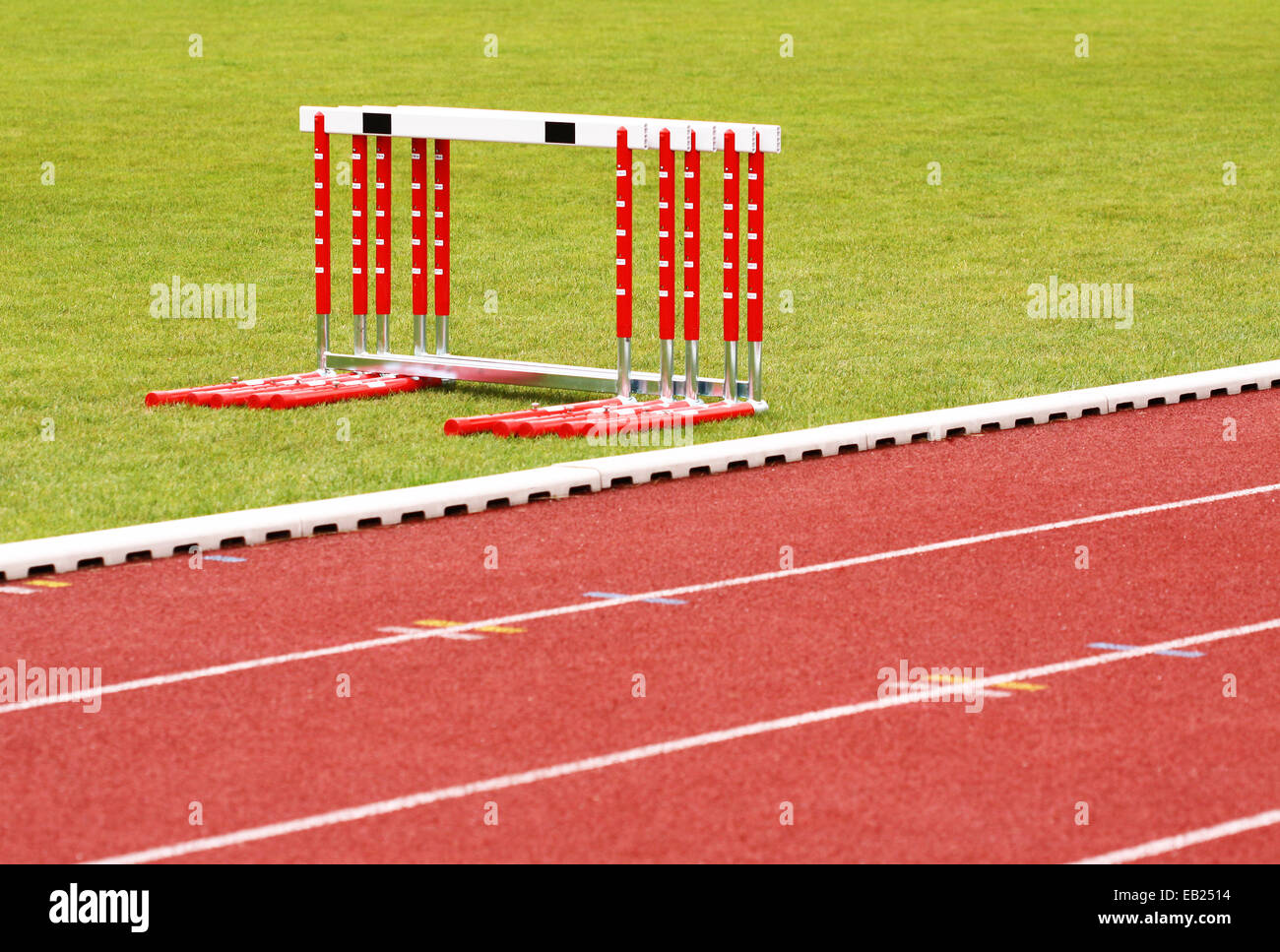 Track hurdles hires stock photography and images Alamy