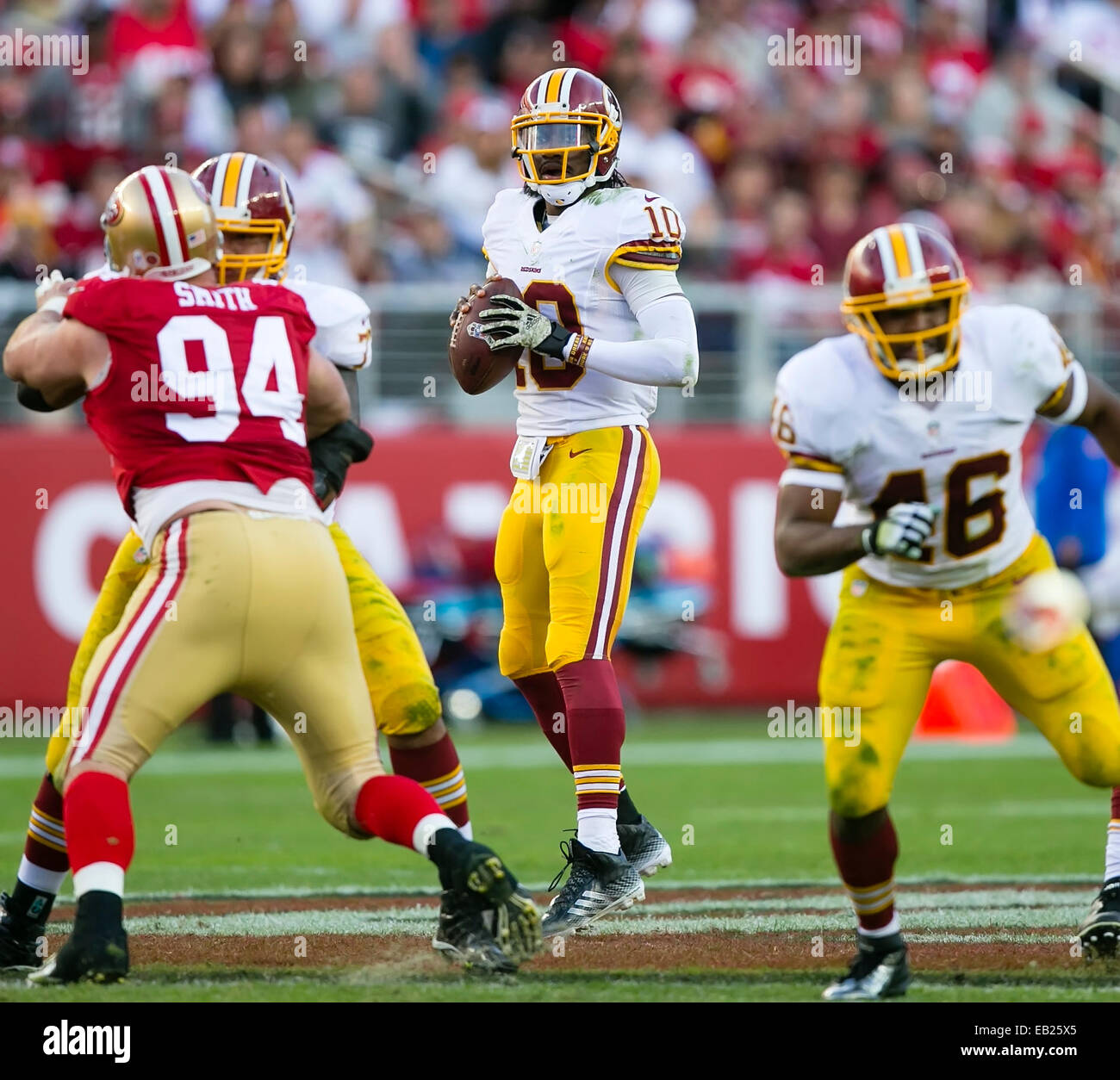 San Francisco, CA. 23rd Nov, 2014. Washington Redskins quarterback ...