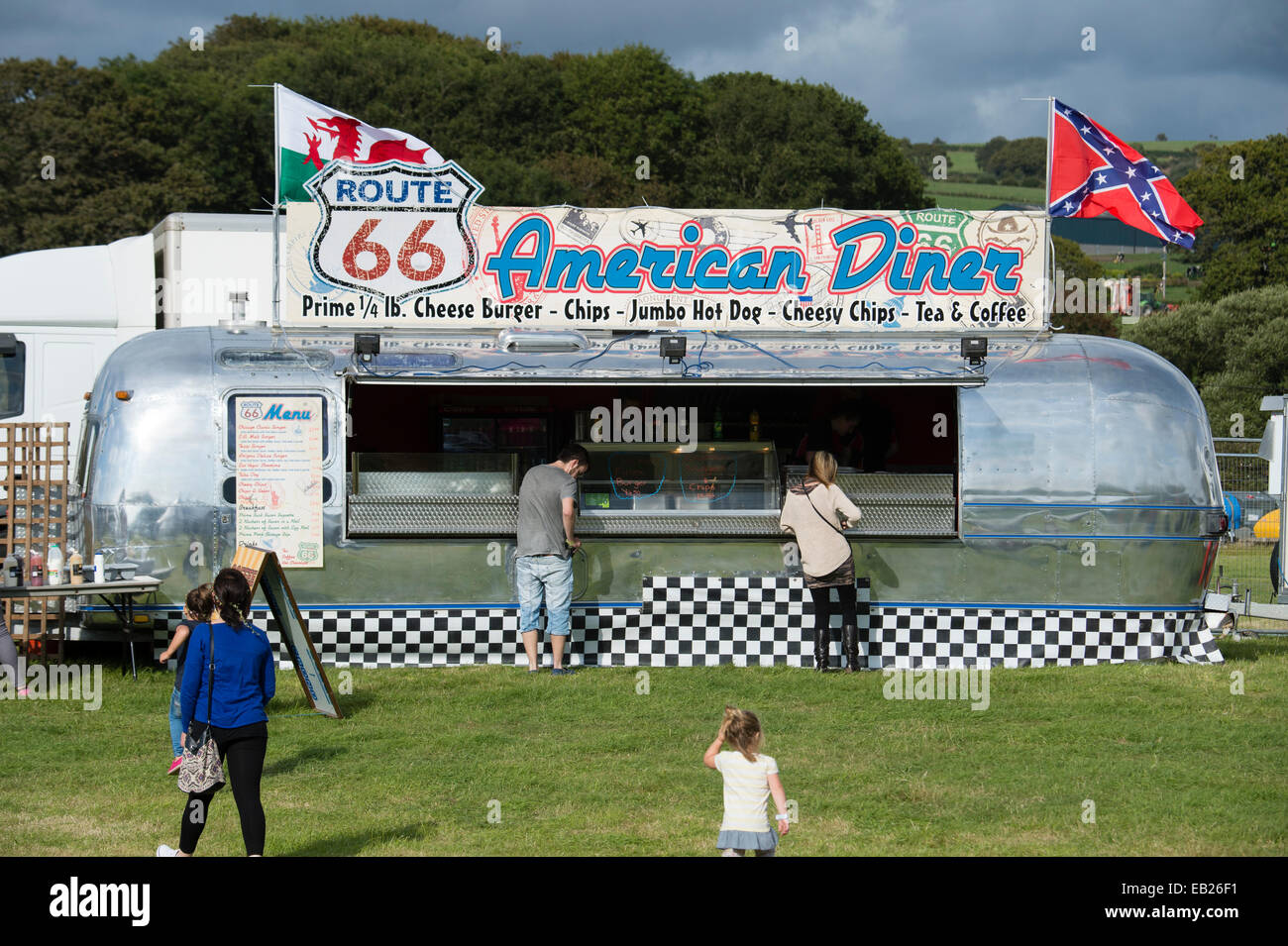 Fast Food Caravan Stock Photos Fast Food Caravan Stock