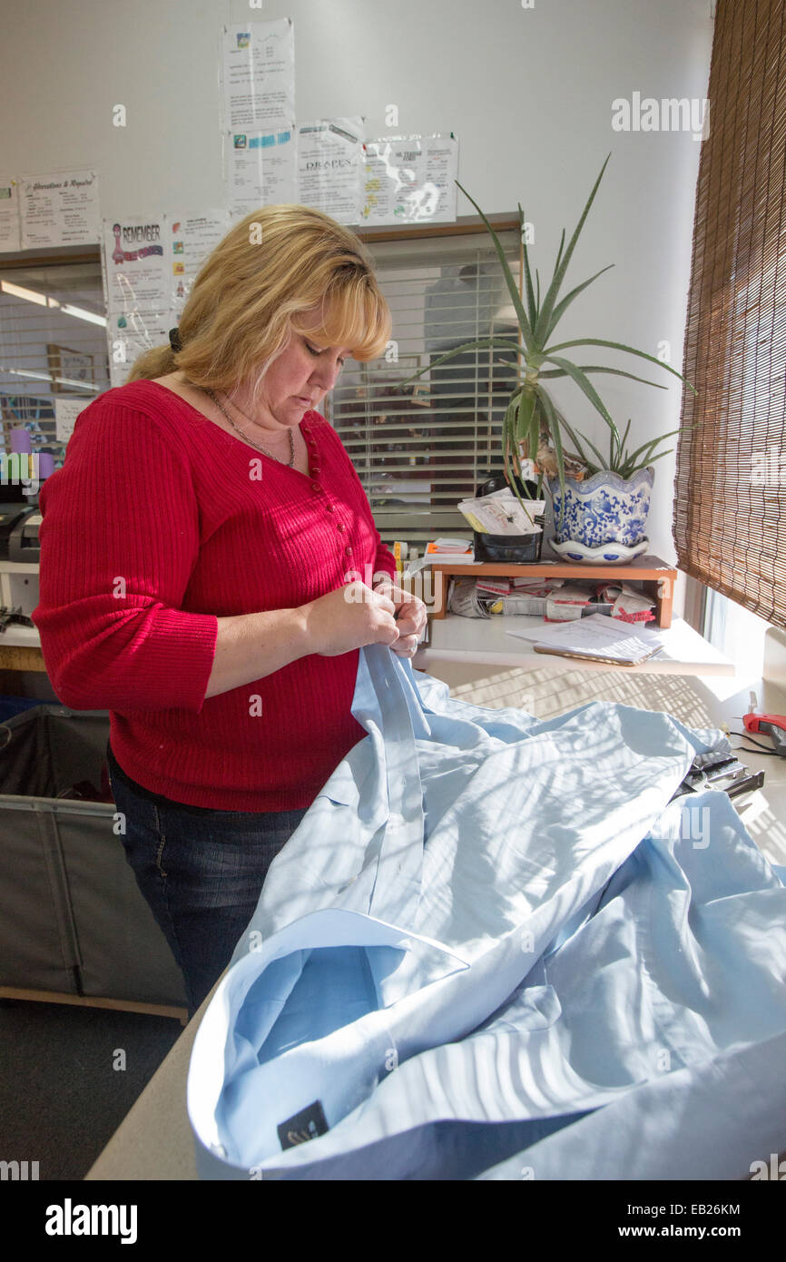 Laundry dry cleaner hires stock photography and images Alamy