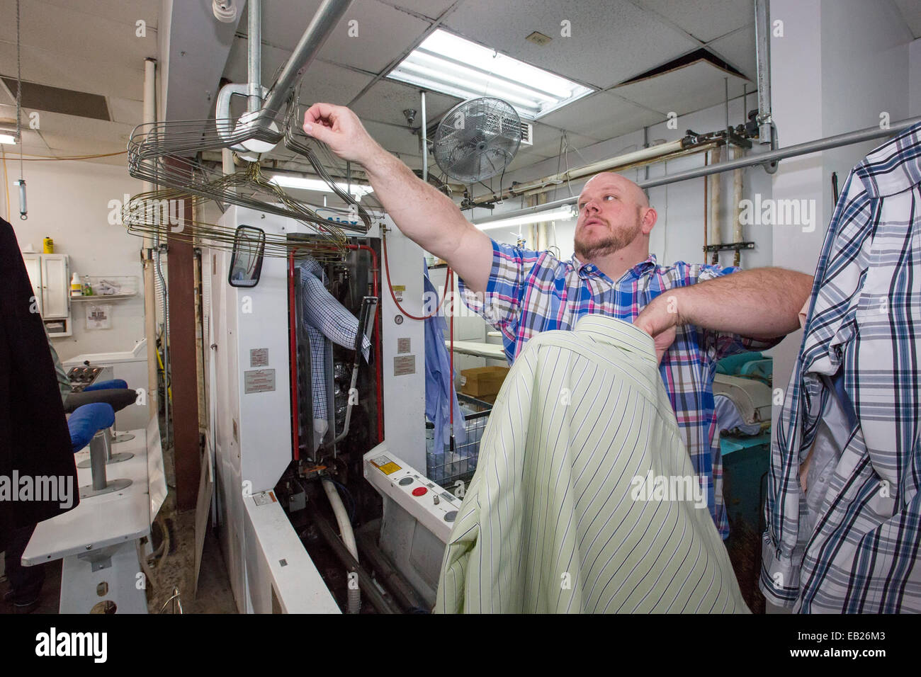 Dry Cleaning Hanger Stock Photos & Dry Cleaning Hanger Stock Images Alamy