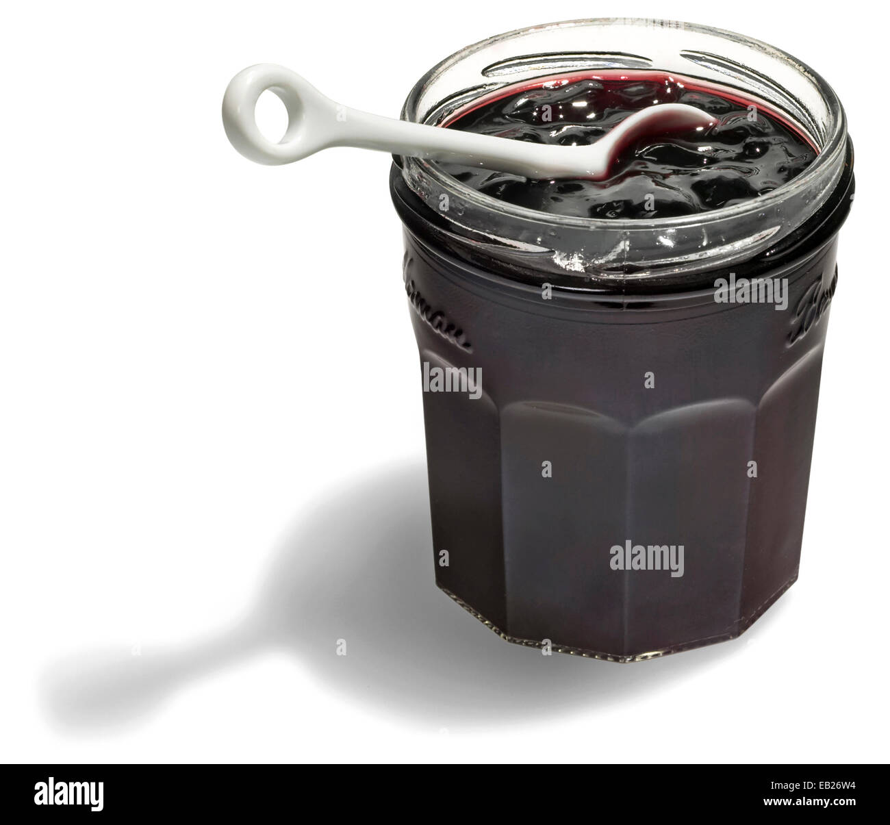 homemade jelly in a jar Stock Photo Alamy