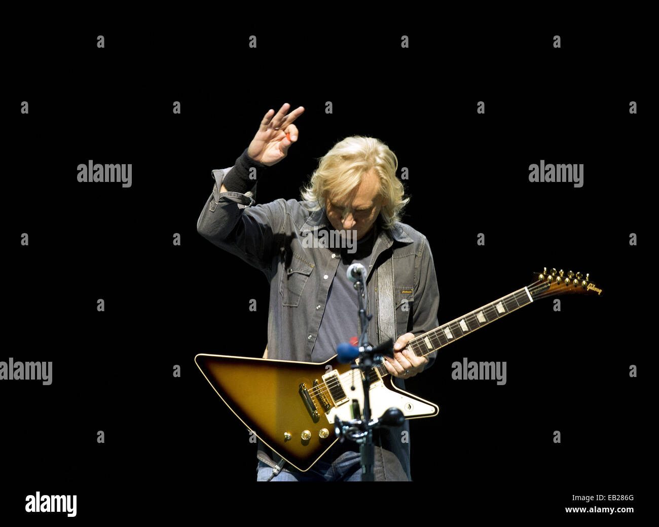 The Eagles performing live on stage, first of two sold out concerts