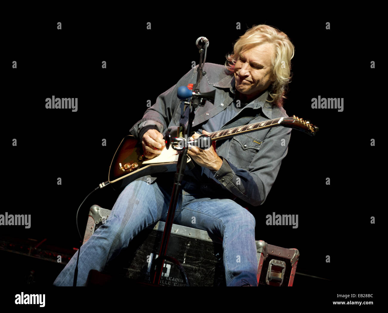 The Eagles performing live on stage, first of two sold out concerts