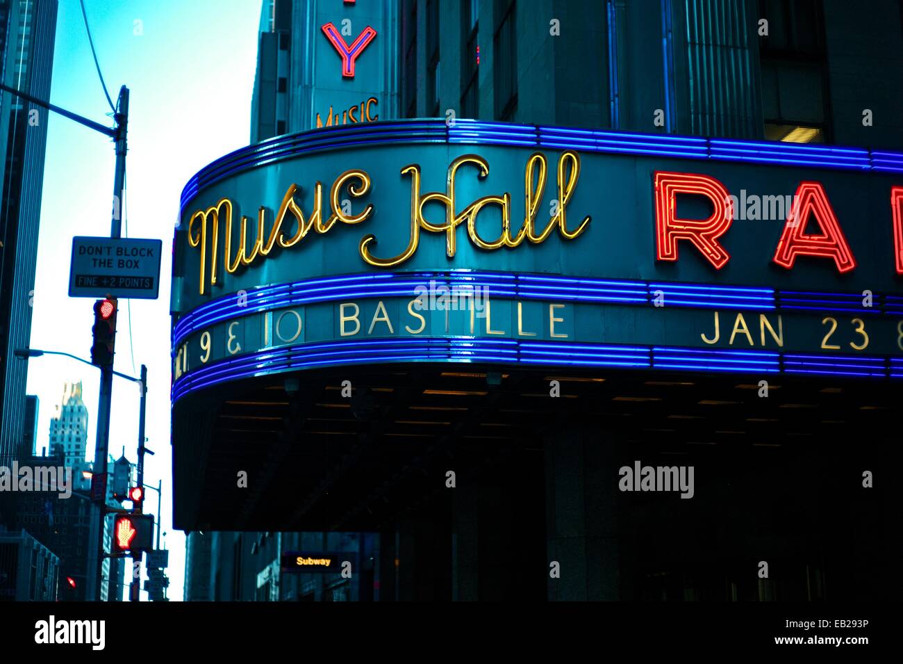Radio City Music Hall Stock Photo - Alamy