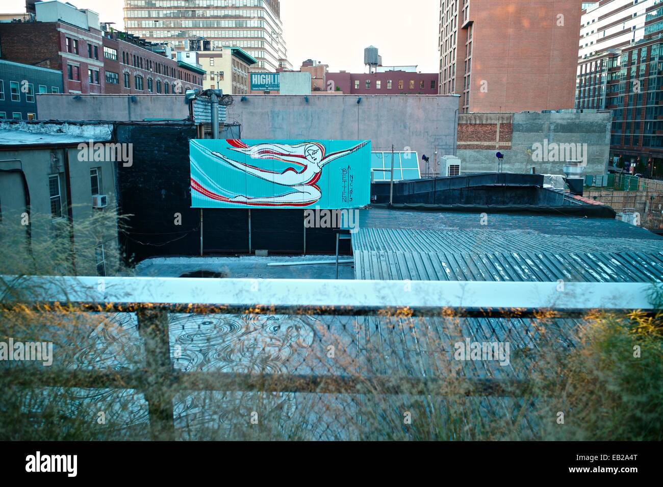 High line new york wall art hi-res stock photography and images - Alamy