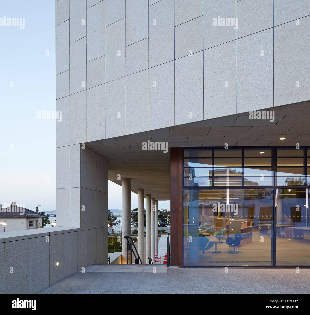 Dun Laoghaire Library DLR Lexicon, Dun Laoghaire, Ireland. Architect