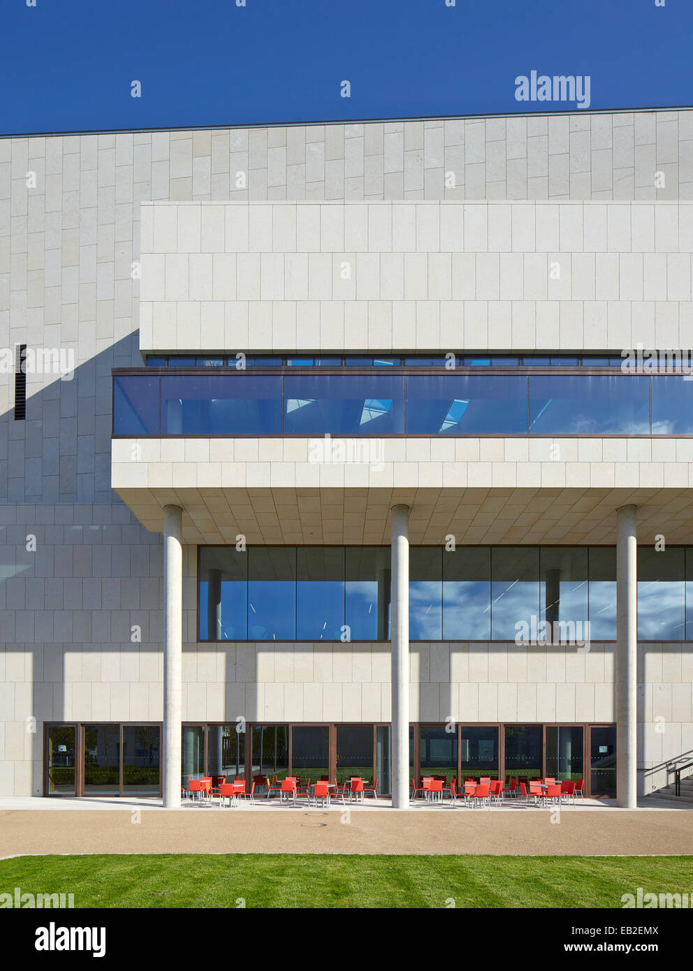 DLR Lexicon, new building in Dun Laoghaire, Ireland, 2015 Stock Photo ...