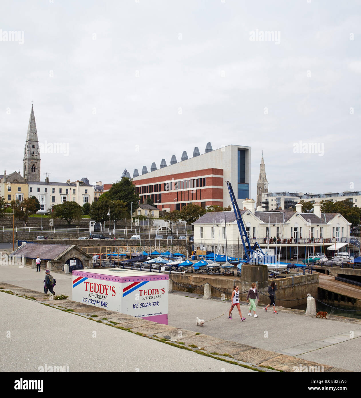 DLR Lexicon, new building in Dun Laoghaire, Ireland, 2015 Stock Photo ...