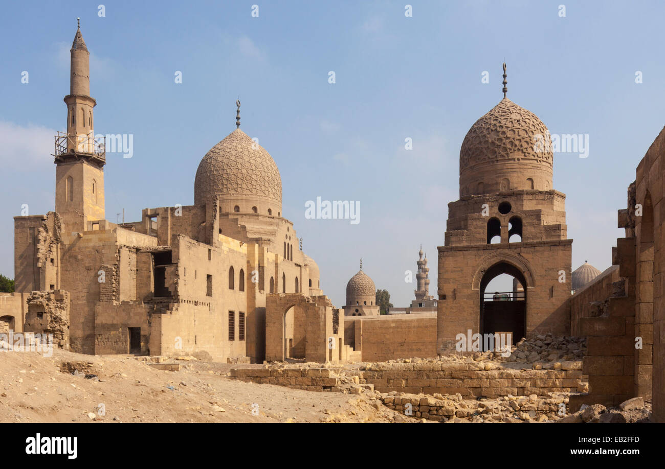 Complex of al-Ashraf Barsbay, northern cemetery, Cairo, Egypt Stock Photo