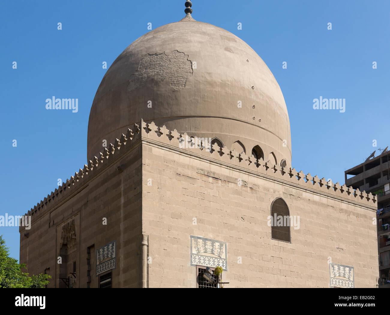 exterior, Qubbat al-Fadawiyya of Amir Yashbak, 1479, Cairo, Egypt Stock Photo