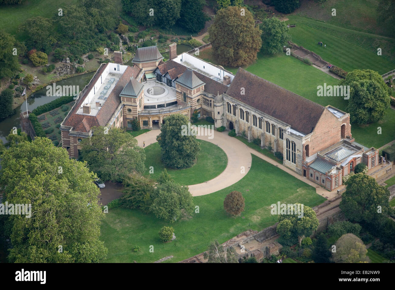 Aerial view of Eltham Palace, Greenwich, London, UK Stock Photo Alamy