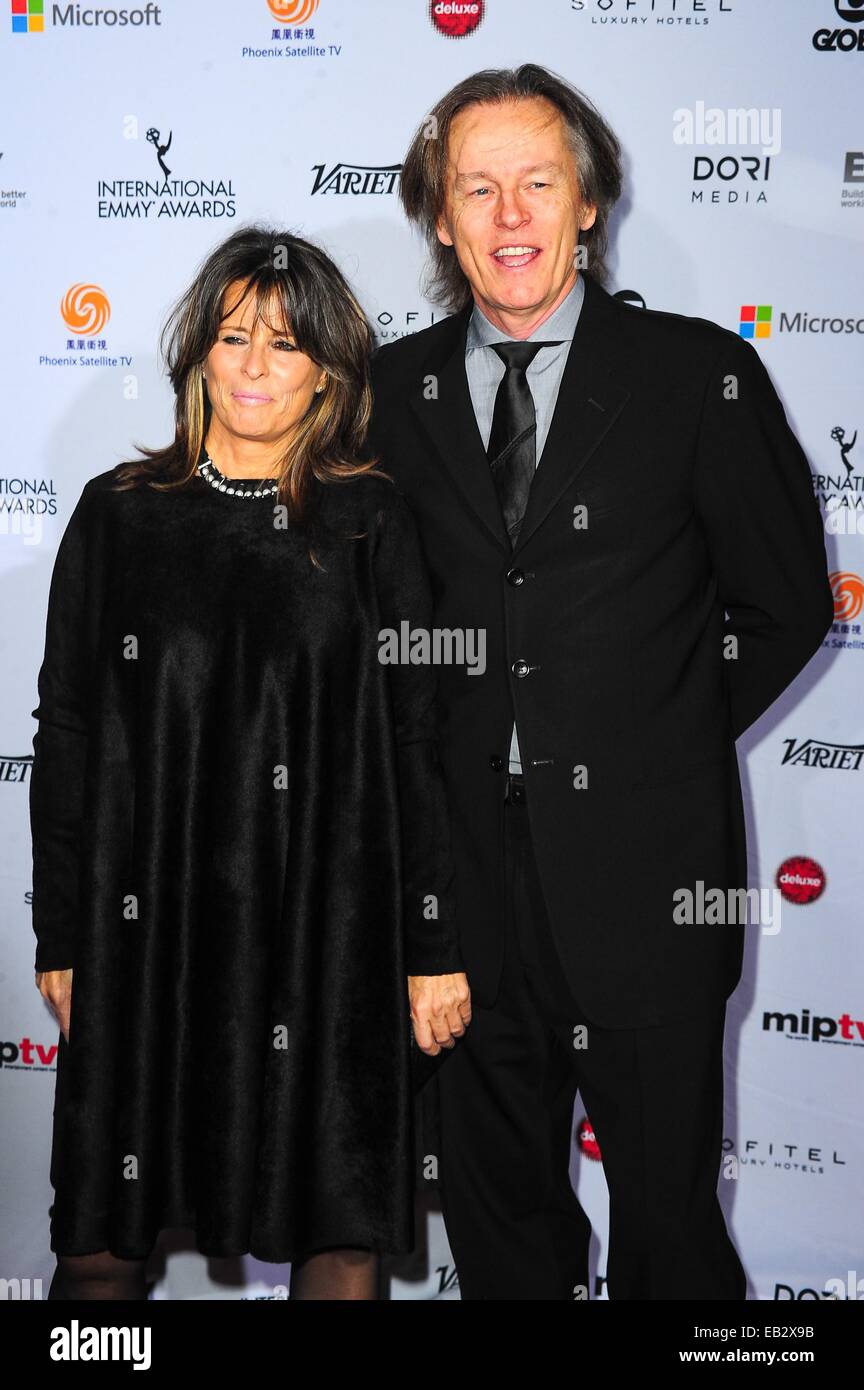 New York, NY, USA. 24th Nov, 2014. Fabienne Larouche, Michel Trudeau at arrivals for The International Emmy Awards 2014 - Arrivals, Mercury Ballroom at the New York Hilton Hotel, New York, NY November 24, 2014. Credit:  Gregorio T. Binuya/Everett Collection/Alamy Live News Stock Photo