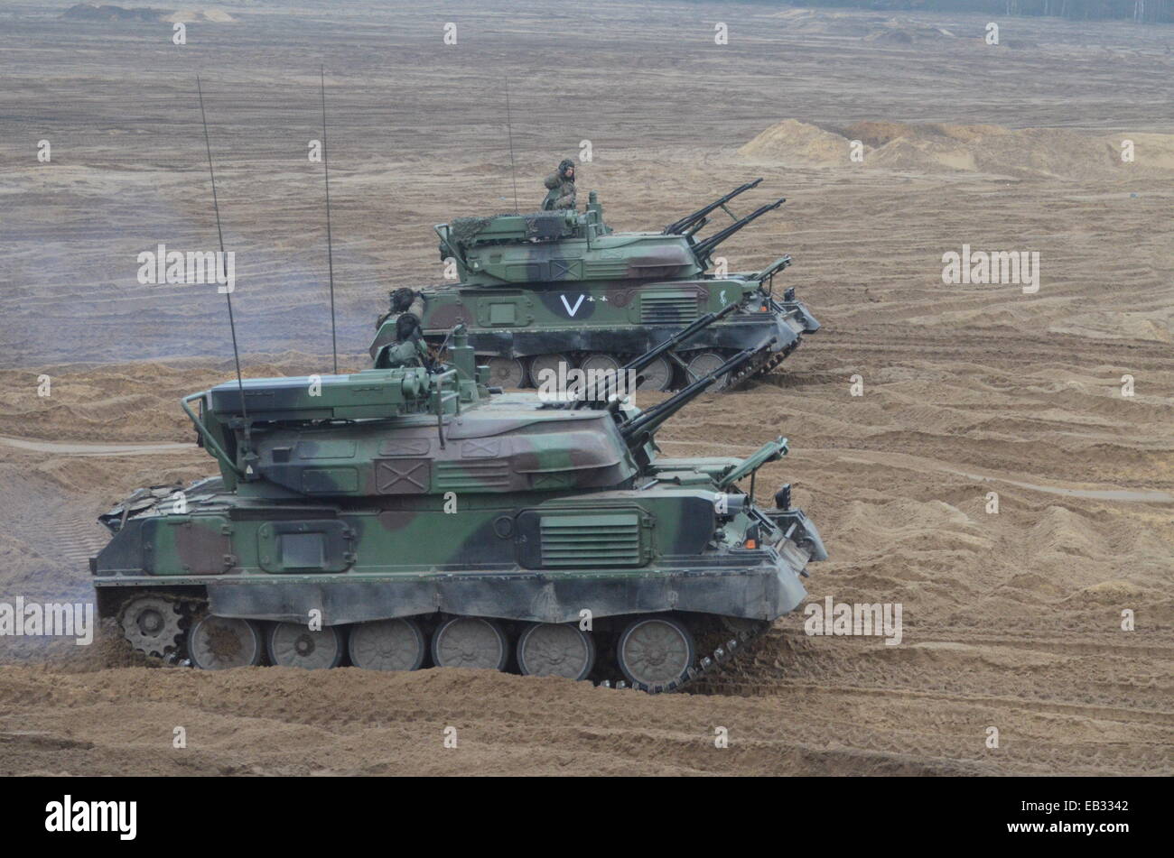 The ZSU-23-4 "Shilka" is a lightly armored, self-propelled, radar guided  anti-aircraft weapon system (SPAAG Stock Photo - Alamy