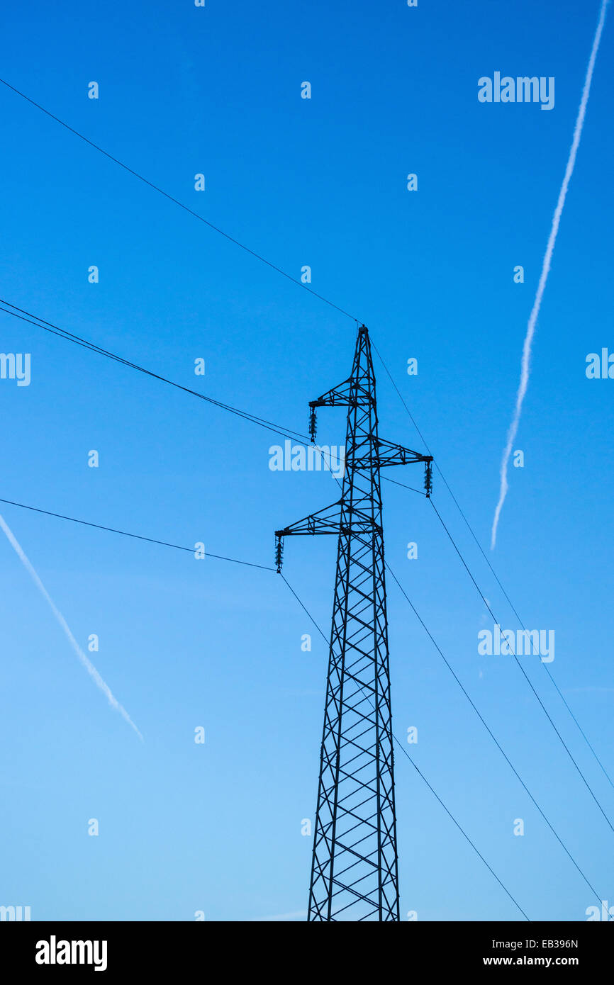 High voltage electricity transmitting hi-res stock photography and ...