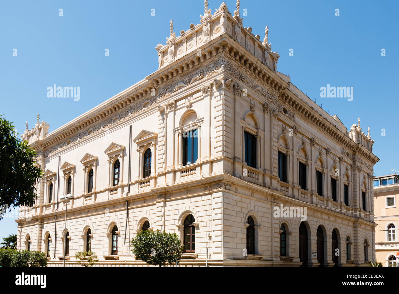 Building in Ortigia Sicily Stock Photo