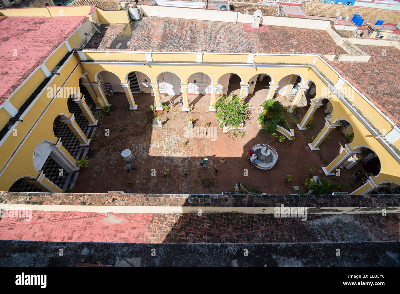 TRINIDAD, CUBA - MAY 8, 2014: Old town of Trinidad, Cuba. Trinidad is a historical town listed by UNESCO as World Heritage, it i Stock Photo