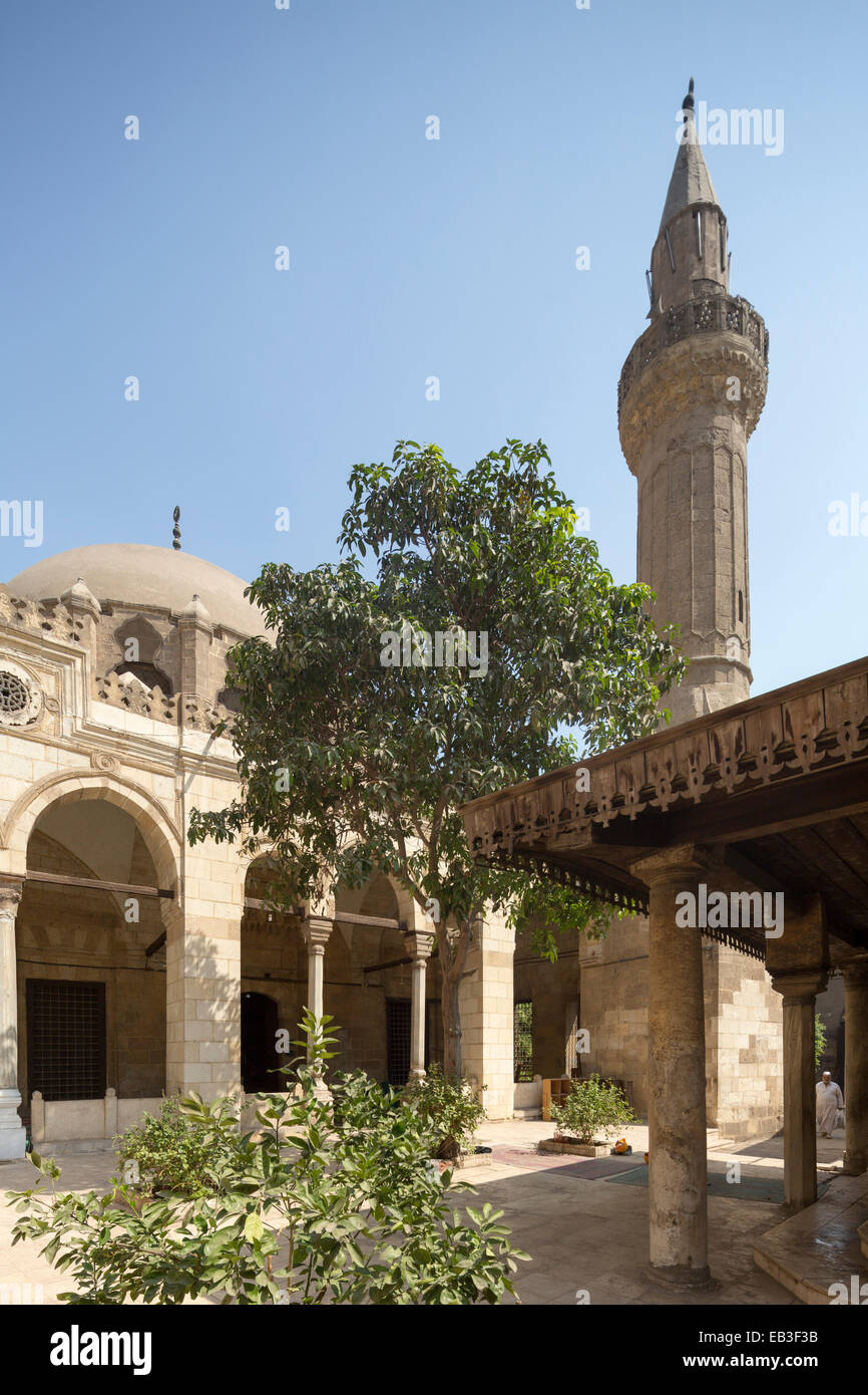 exterior view, Sinan Pasha mosque, Bulaq, Cairo, Egypt Stock Photo