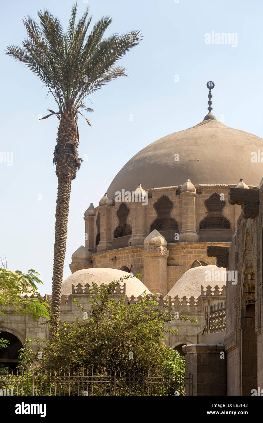 dome, Sinan Pasha mosque, Bulaq, Cairo, Egypt Stock Photo