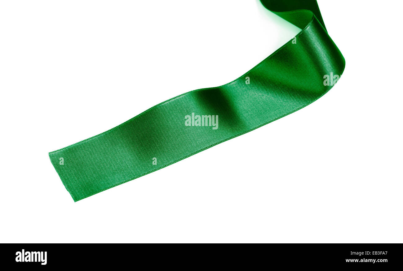 Green Ribbon Stock Photo