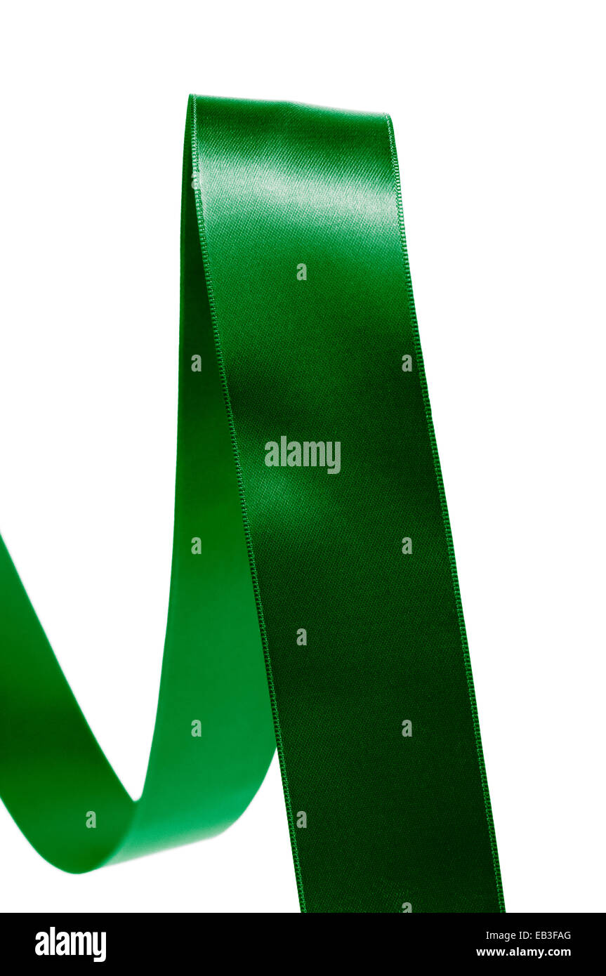 Green Ribbon Stock Photo