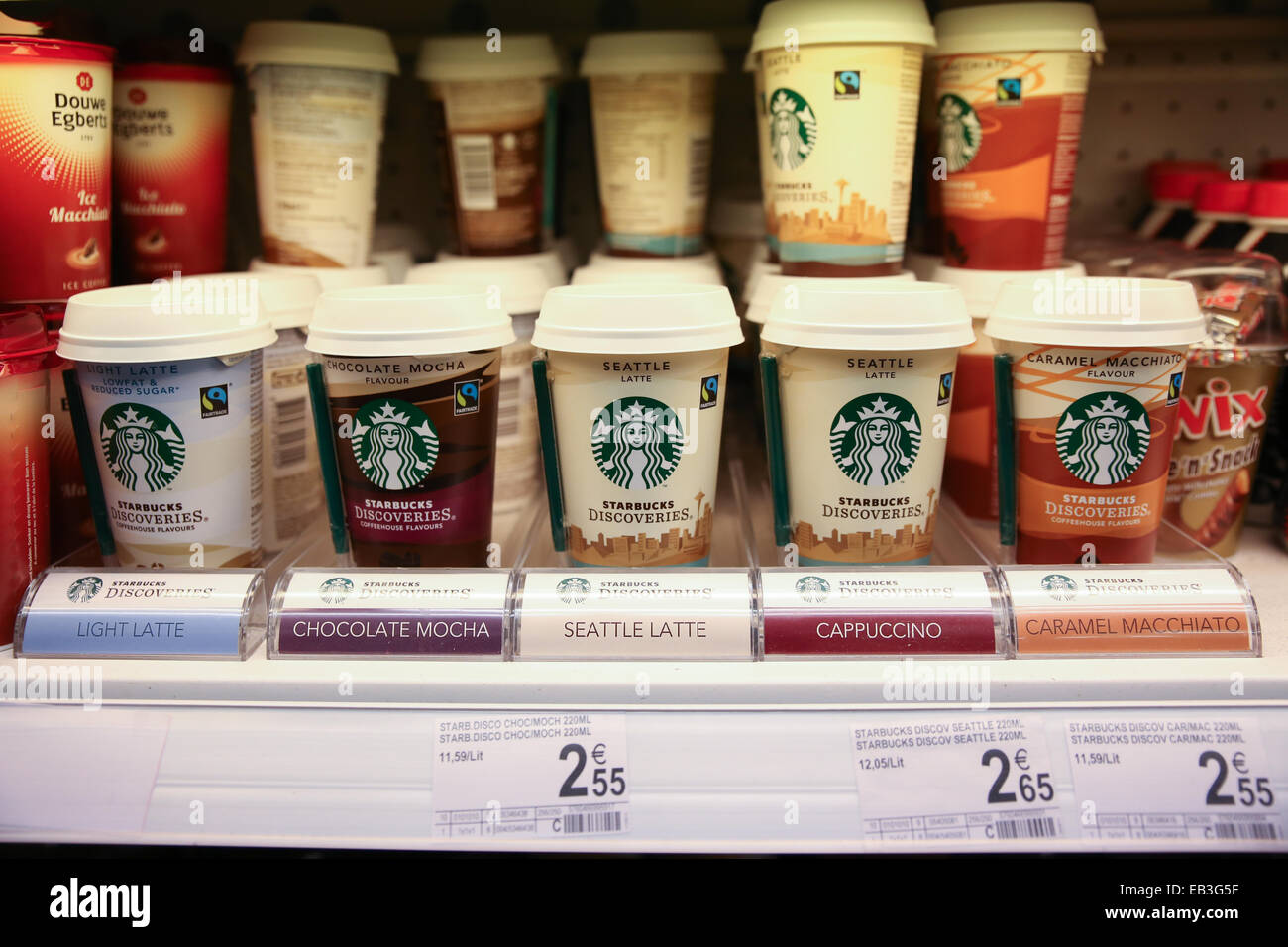 starbucks coffee grocery store Stock Photo Alamy