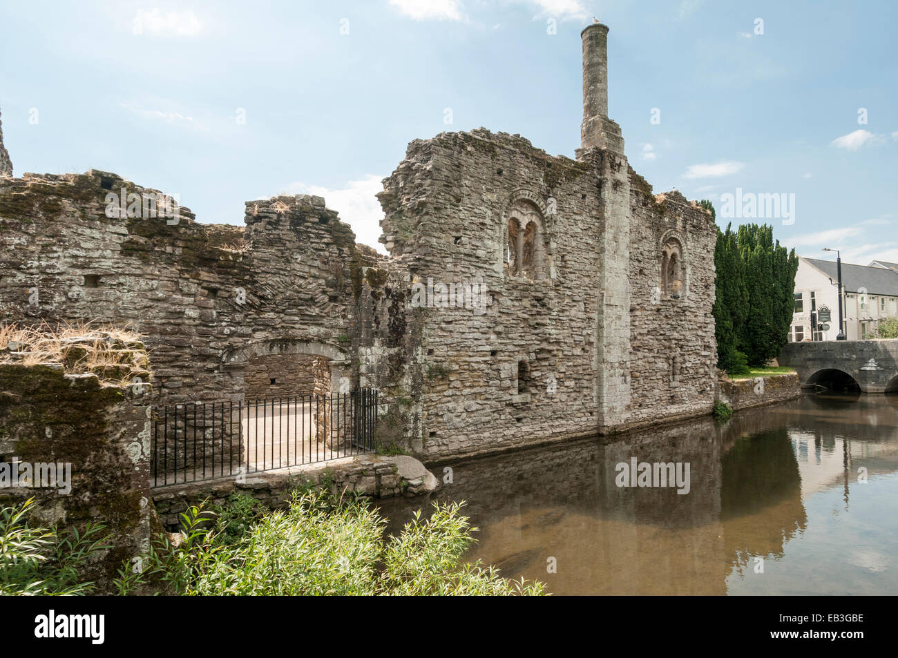 Christchurch Castle the 12thcentury riverside chamber block or Stock