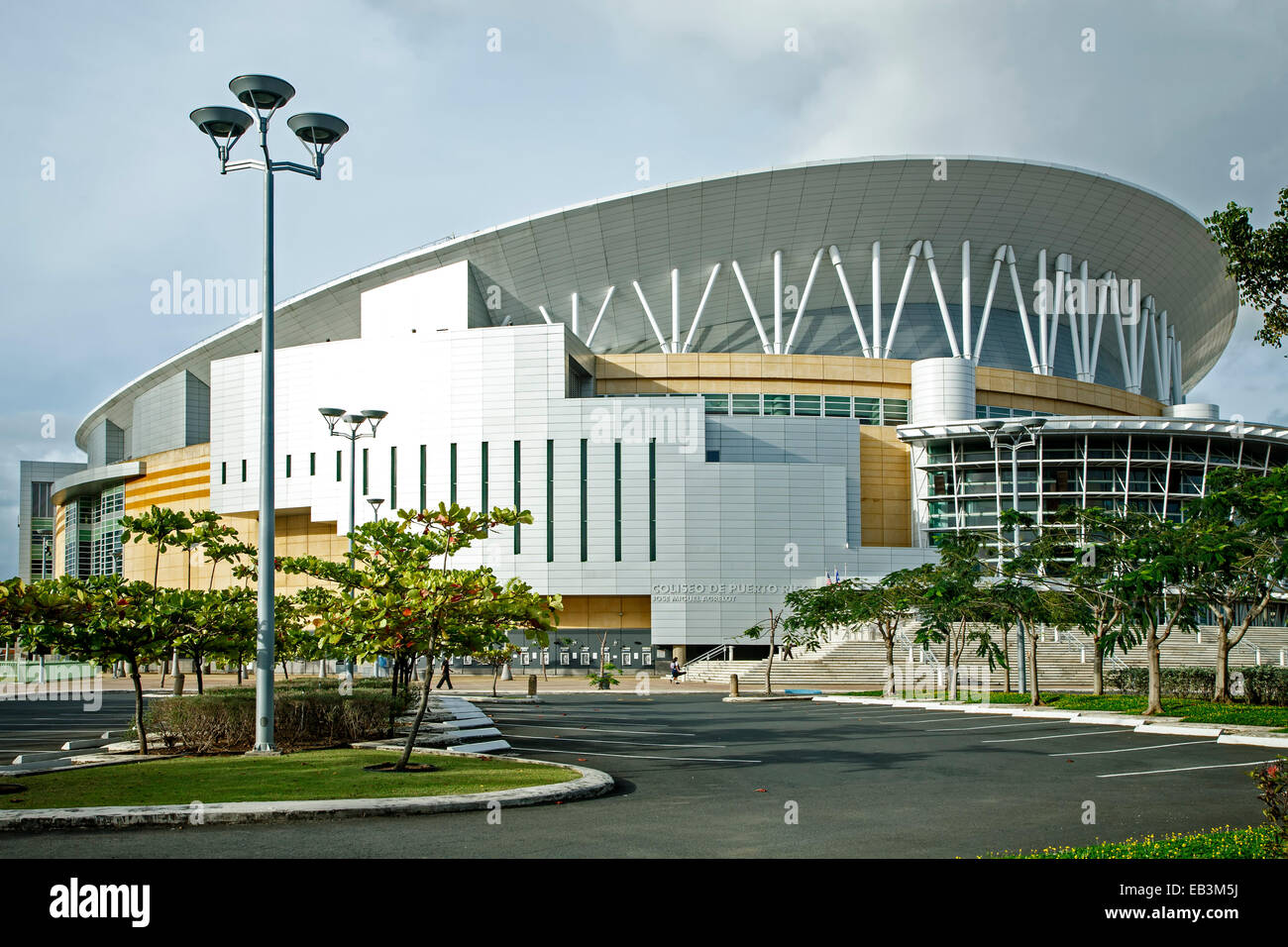 Puerto Rico Coliseum (Jose Miguel Agrelot), Hato Rey, Puerto Rico Stock