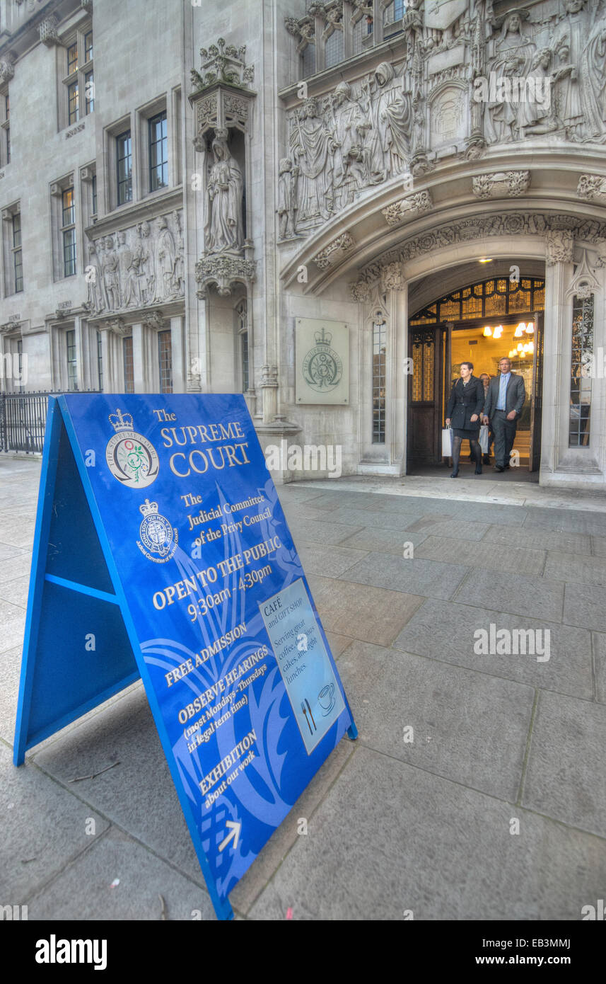 The Supreme Court,  Westminster,  London Stock Photo