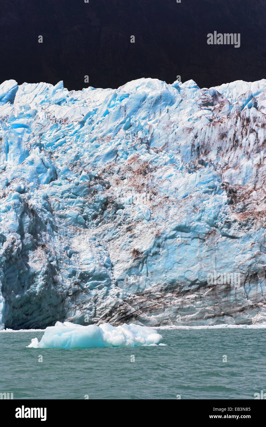 Amalia Glacier, also known as Skua Glacier, is a tidewater glacier located in Bernardo O'Higgins National Park, Patagonia, Chile Stock Photo
