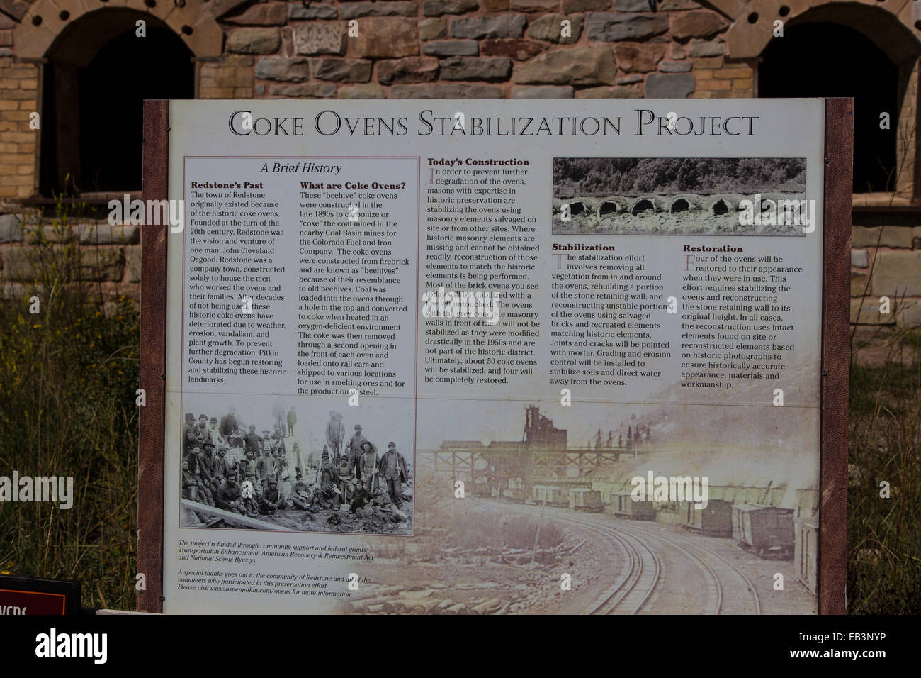 Historic Coke Ovens at Redstone Coke Oven Historic District on Route