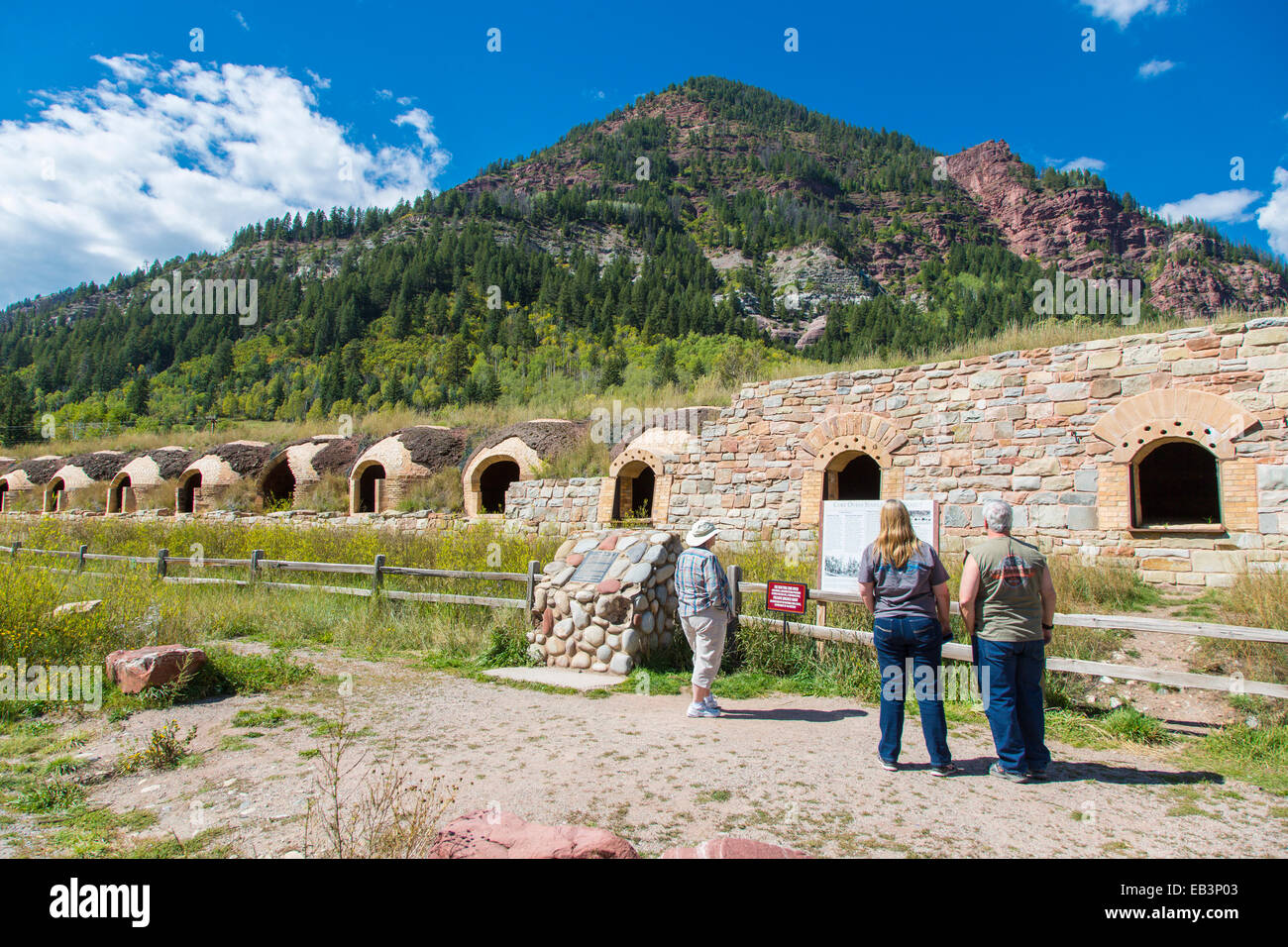 Historic Coke Ovens at Redstone Coke Oven Historic District on Route ...