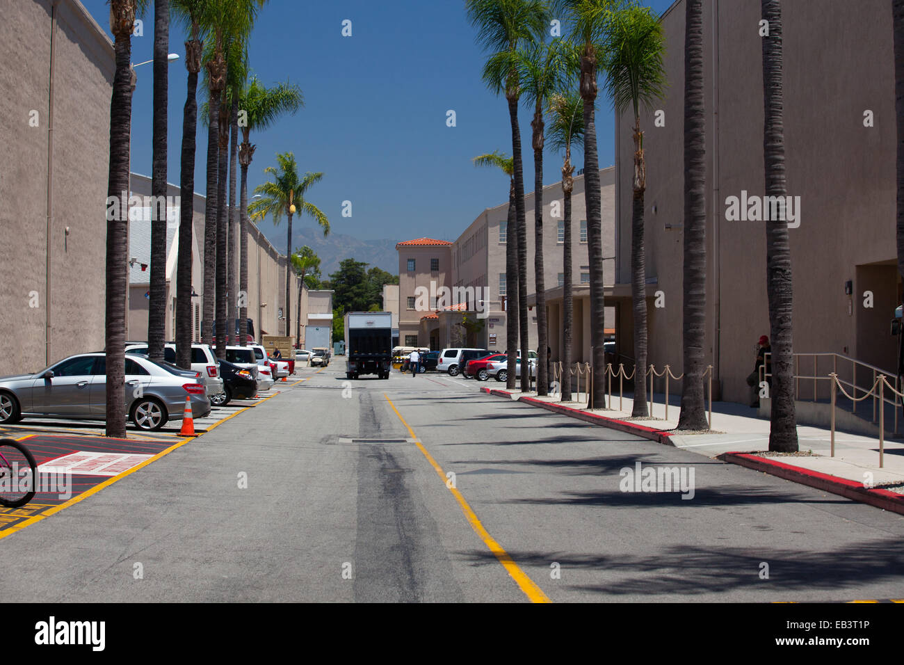 Los Angeles, USA -July 1,2011:Warner Brothers Studios in Burbank,Los Angeles. The historic 110-acre lot include 29 soundstages, Stock Photo