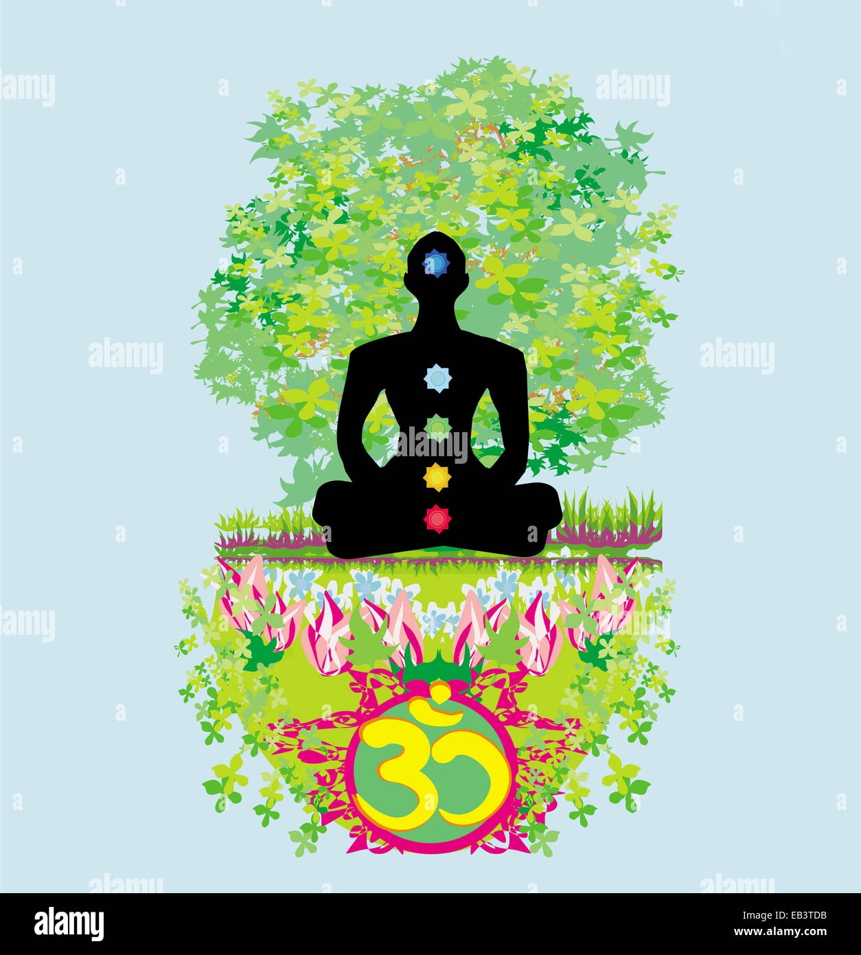 Om in Lotus Print Aum Lotus Flower Poster Lotus Art Print Yoga Symbols Yoga Wall Art Om Lotus Print Om Lotus Flower Poster Yoga Decor