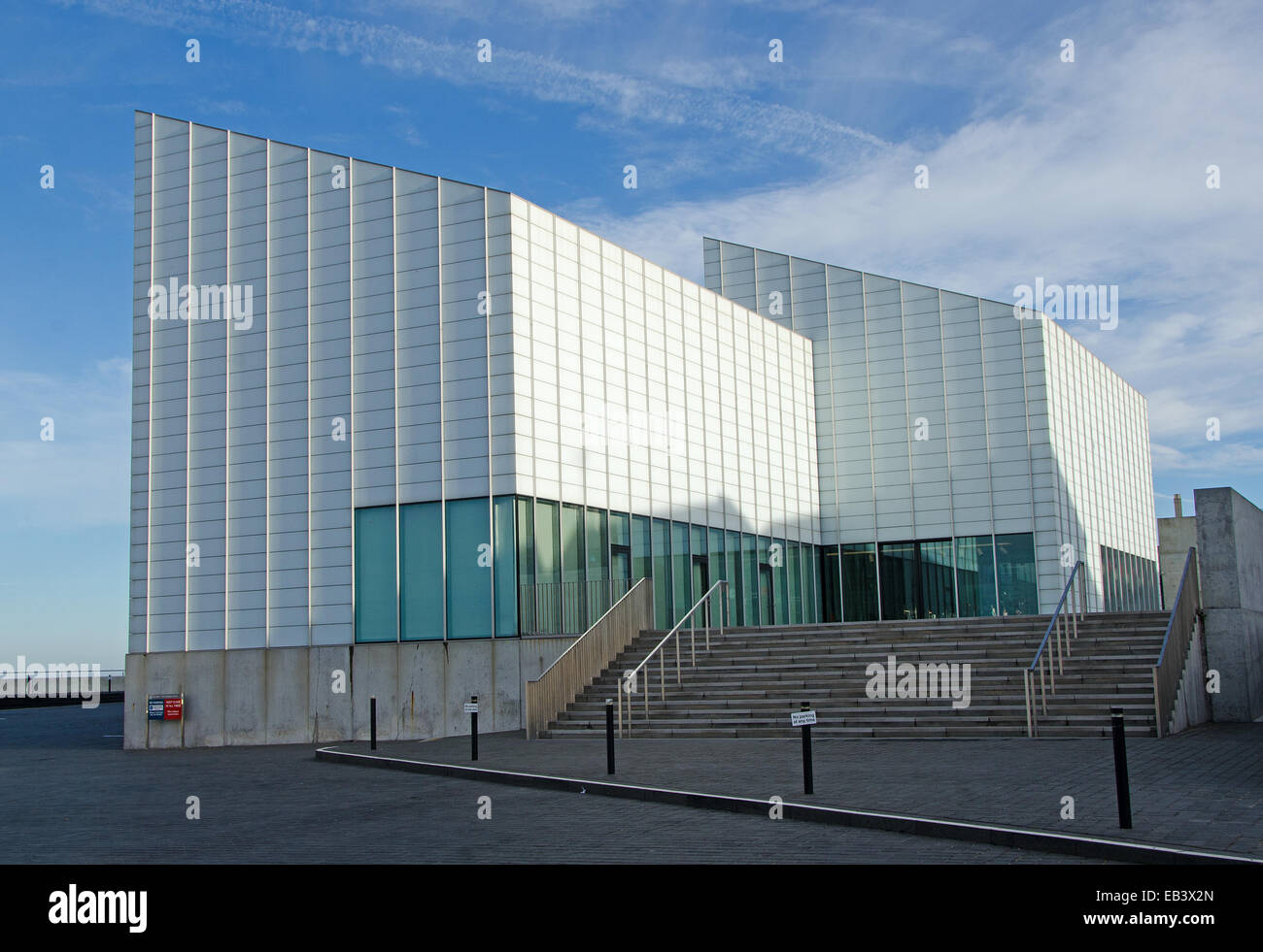 The Turner Contemporary Art Gallery in Margate, Kent, UK.The gallery was opened in 2011 and recognises the links between JMW Tur Stock Photo