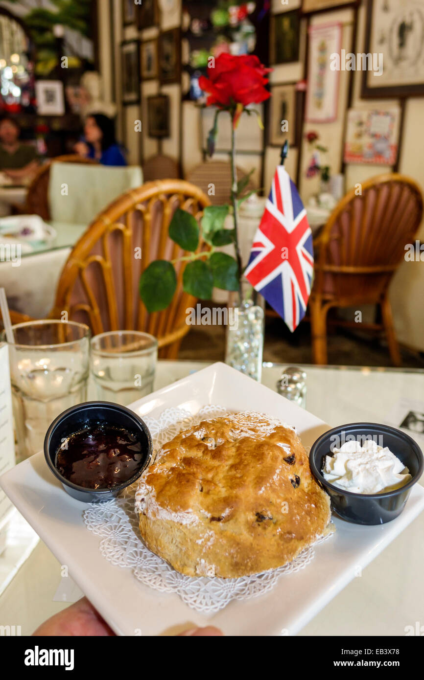 DeLand Florida,historic downtown,4th Street,The Windsor Rose Tea Room,interior inside,restaurant restaurants food dining eating out cafe cafes bistro, Stock Photo