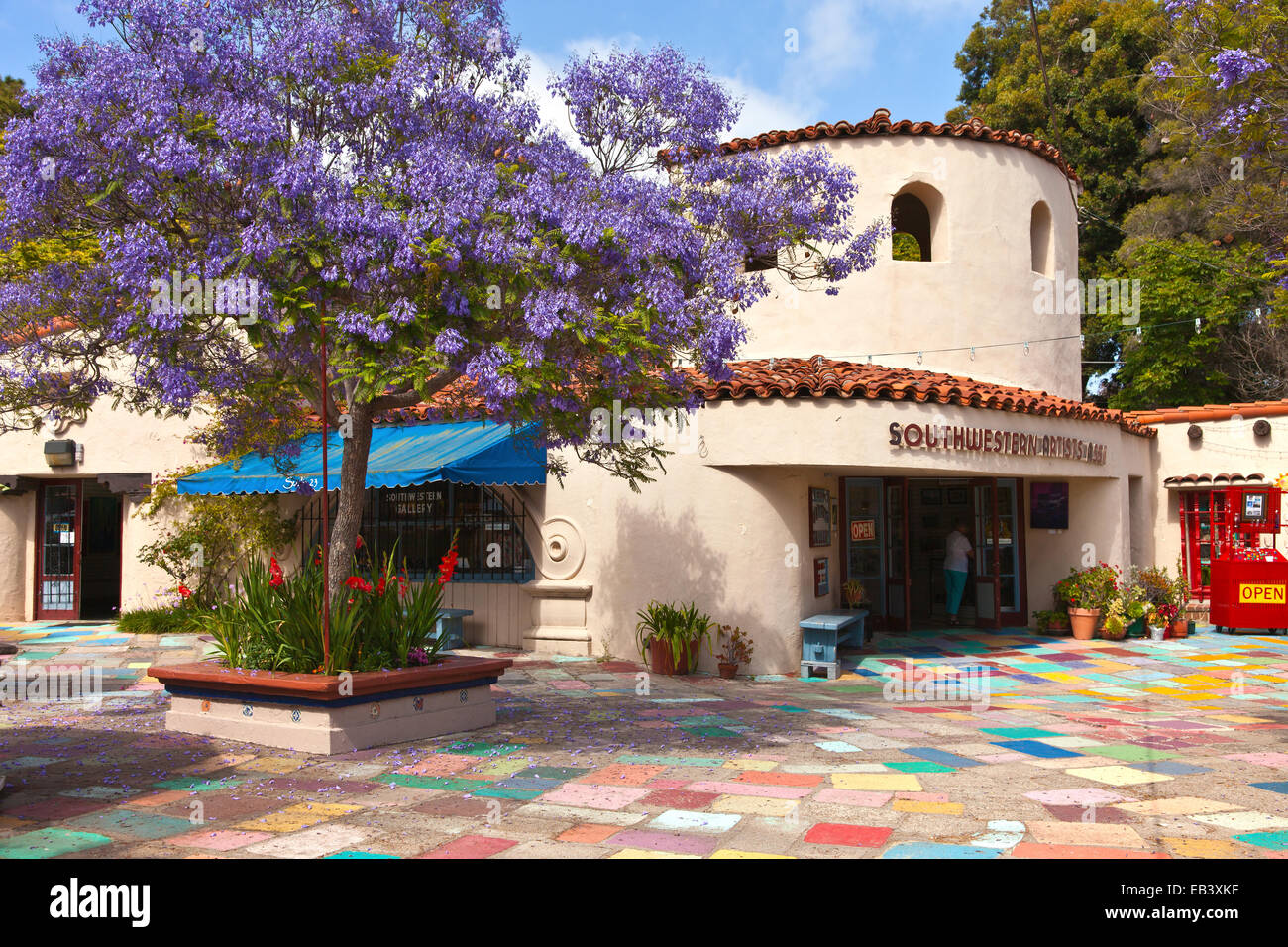 Spanish Village studios and exhibits Balboa Park San Diego California