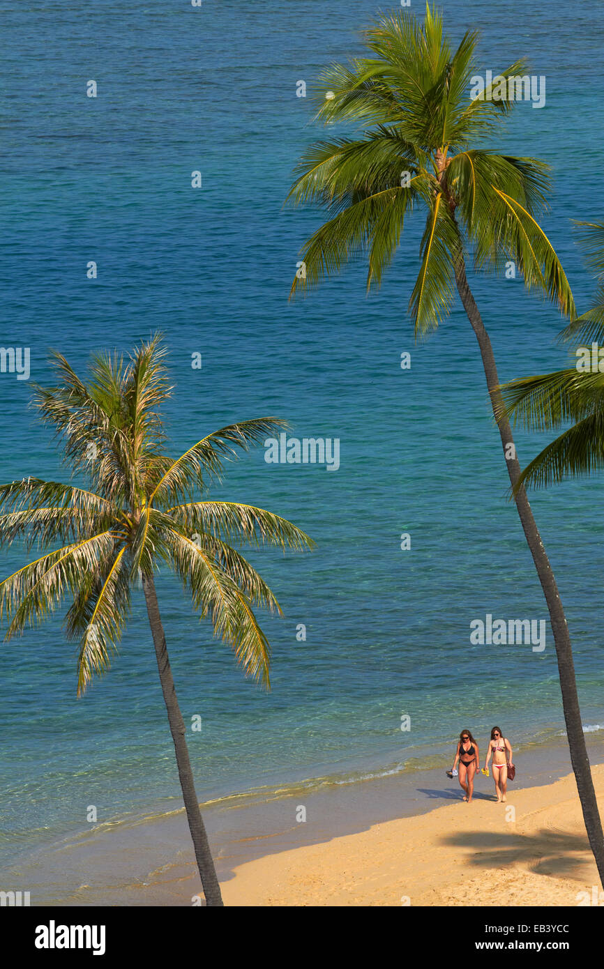 Waikiki beach bikini hi-res stock photography and images - Alamy
