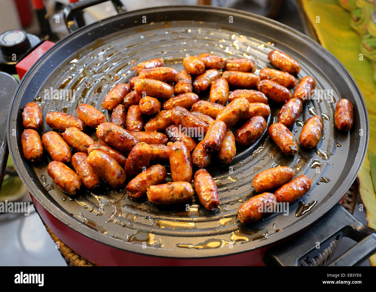 Sausage grill hi-res stock photography and images - Alamy