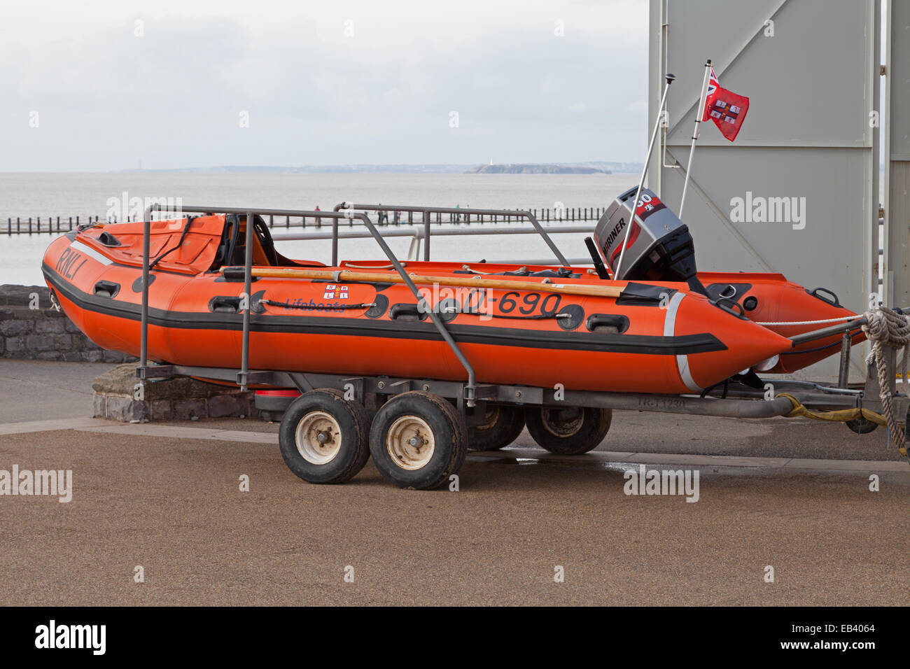 D Class lifeboat, WestonsuperMare lifeboat station, Somerset, England