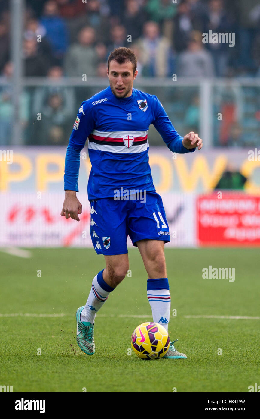 Cesena, Italy. 23rd Nov, 2014. Vasco Regini (Sampdoria) Football/Soccer :  Italian "Serie A" match between Cesena