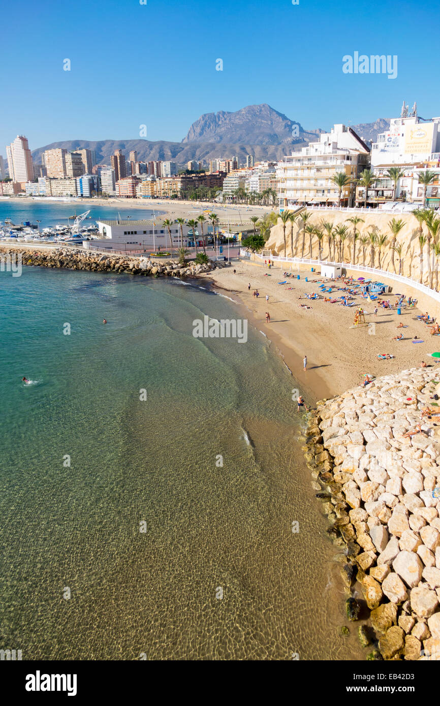 Benidorm Costa Blanca Spain Europe Mal Pas Beach Stock Photo Alamy benidorm-costa-blanca-spain-europe-mal-pas-beach-stock-photo-alamy