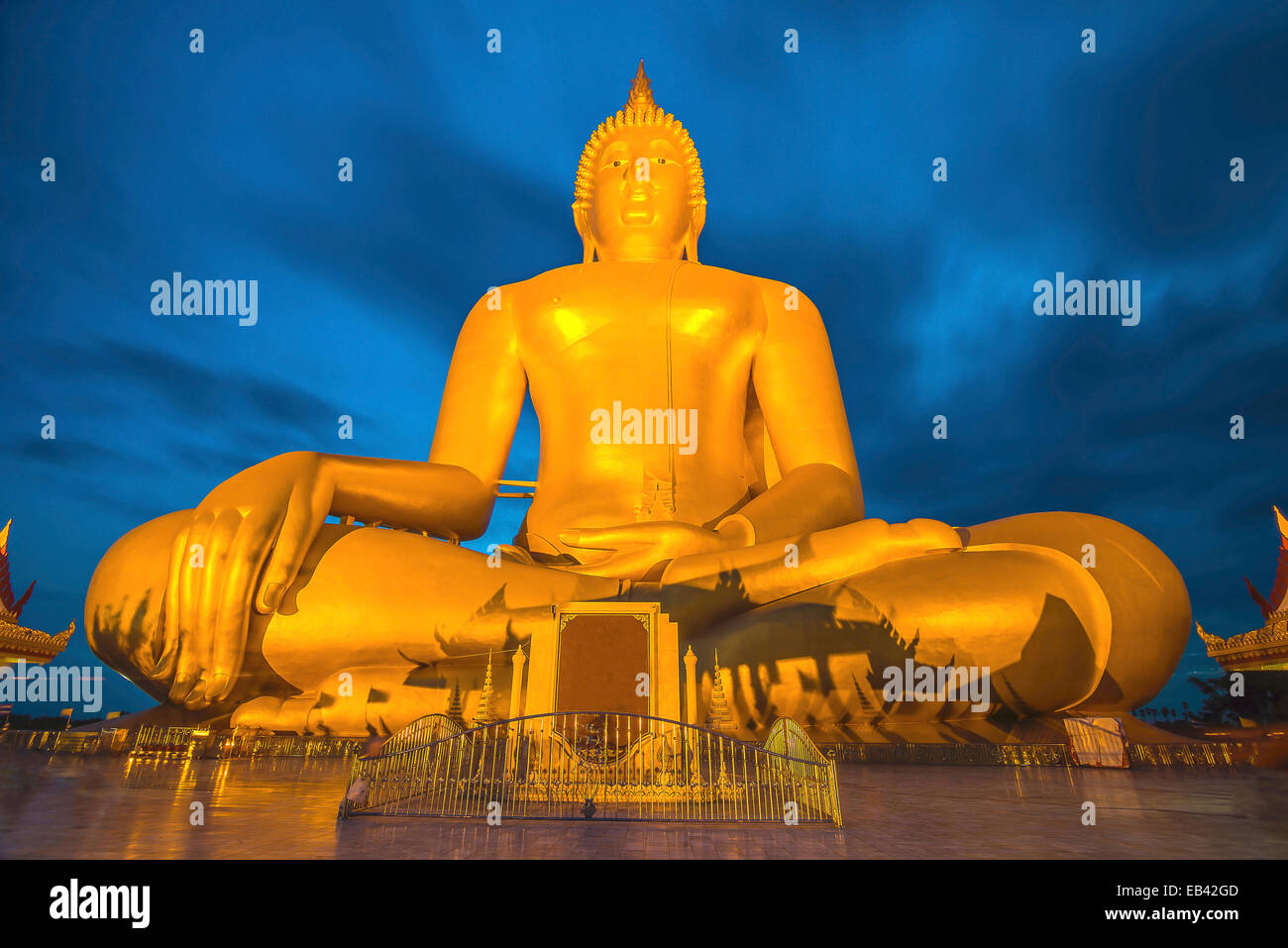 Big Golden Buddha at Wat Muang in Ang Thong, Thailand Stock Photo Alamy