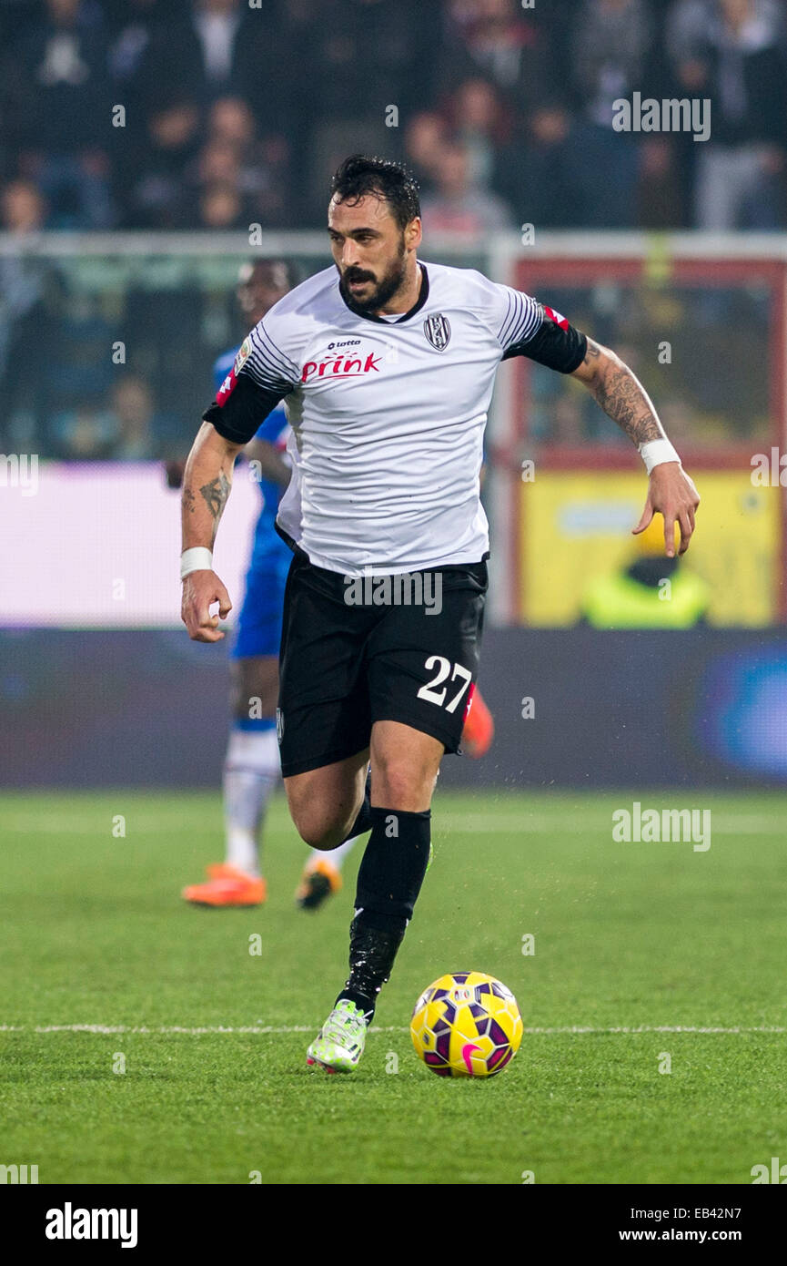 Hugo Almeida (Cesena), NOVEMBER 23, 2014 - Football / Soccer : Italian 'Serie A' match between Cesena 1-1 Sampdoria at Stadio Dino Manuzzi in Cesena, Italy. (Photo by Maurizio Borsari/AFLO) Stock Photo